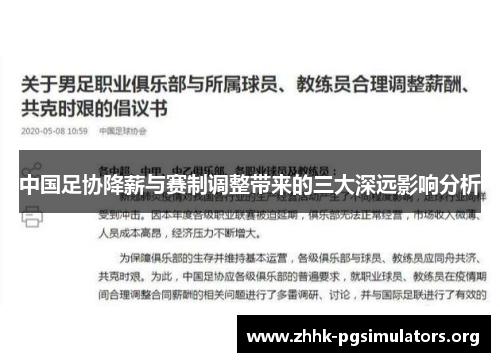 中国足协降薪与赛制调整带来的三大深远影响分析