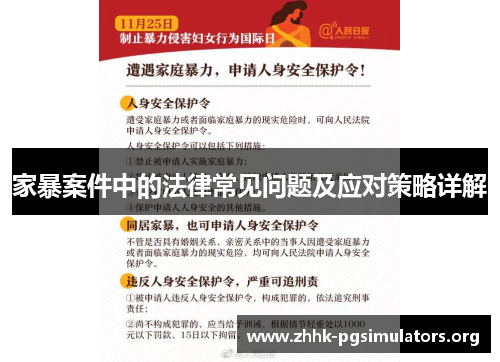 家暴案件中的法律常见问题及应对策略详解 家暴案件中的法律常见问题及应对策略详解